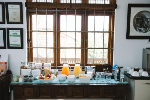 Jídlo v penzionu nebo okolí