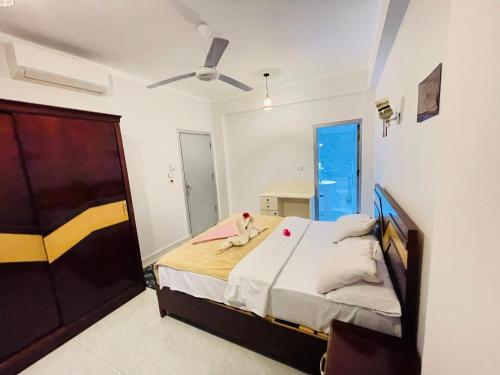 Postel nebo postele na pokoji v ubytování nile shores hotel