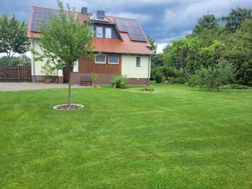 O grădină în afara Ferienwohnung Buschmühle Schlepzig