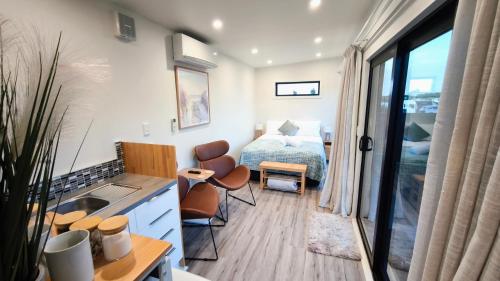 Posezení v ubytování Kawatiri Palms