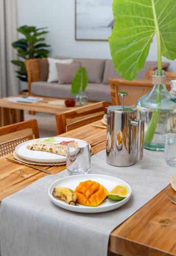 Jídlo v vily nebo okolí