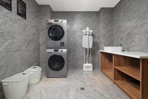 Ванная комната в PHIREN Hotel West Meixi Lake Metro Station, Changsha