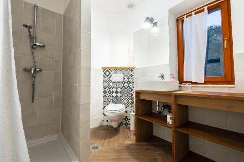 Koupelna v ubytování Rest And Ride