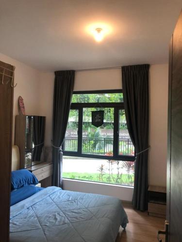 Postel nebo postele na pokoji v ubytování 星云居