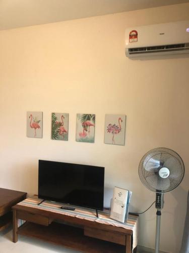 TV a/nebo společenská místnost v ubytování 星云居