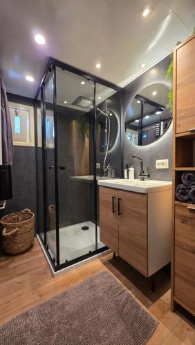 Et badeværelse på Vliegend Hert, Direct in de Natuur op de Veluwe