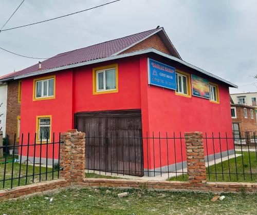 Bygningen som pensionatet ligger i