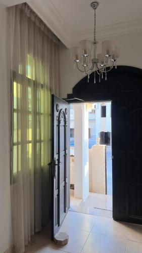 Koupelna v ubytování بيت مجهز بالكامل