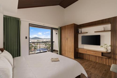 Μια τηλεόραση ή/και κέντρο ψυχαγωγίας στο La Forest Villa