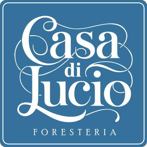 a logo for a local restaurant at Casa di Lucio in Lodi