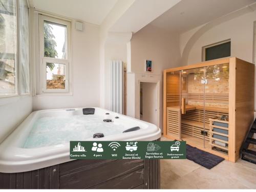 Hôtel Lefort - La Suite Impériale - Jaccuzi Sauna illimité - jardin