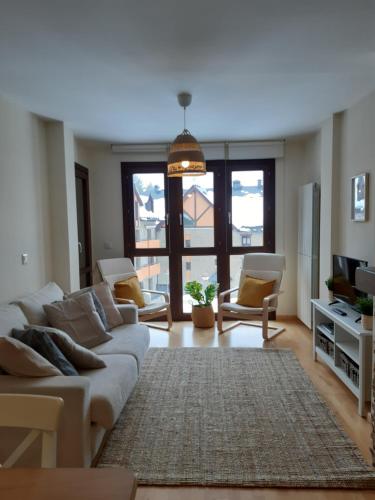 Et opholdsområde på Gailurenea Apartamento Panticosa