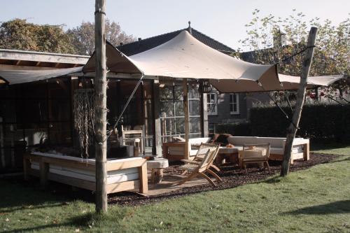 Zahrada ubytování For-Rest Lodge