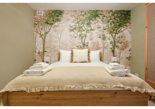 Postel nebo postele na pokoji v ubytování Swieqi Best Location, Stay Close to Bars, Food & Nightlife