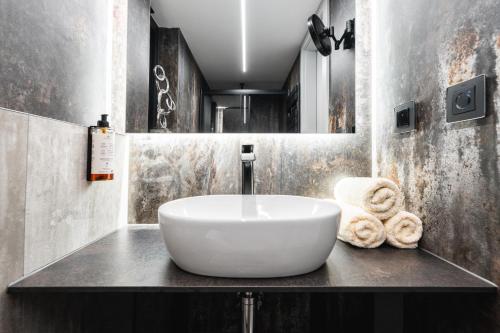 Koupelna v ubytování Ostravinka - Boutique Cabin