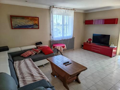 Posezení v ubytování Pavillon du Capitaine -25min Parc-By R&G