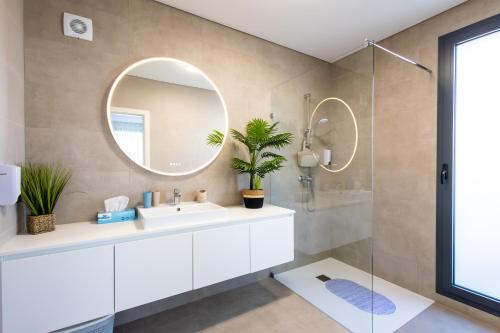 Et badeværelse på Villa Mariana