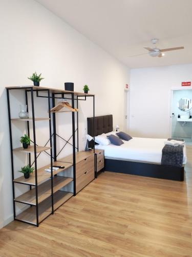 Ένα ή περισσότερα κρεβάτια σε δωμάτιο στο Seahorse Apartment