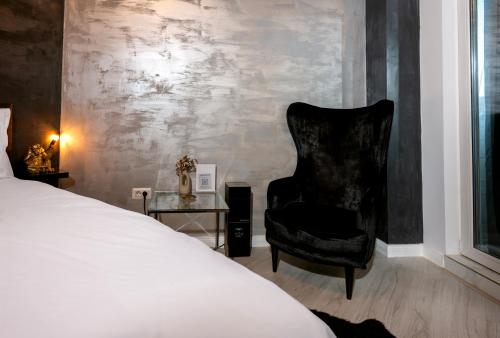 Postel nebo postele na pokoji v ubytování Escape Studio Pollux Militari