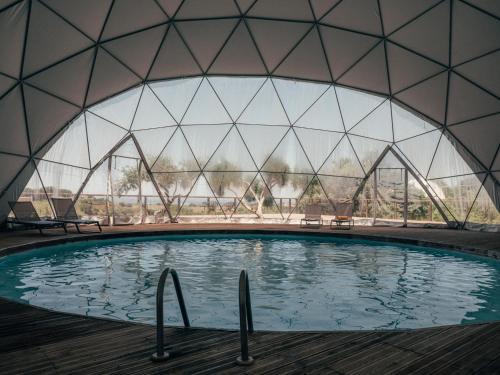 La alberca dentro o cerca de wecamp Reserva Alecrim