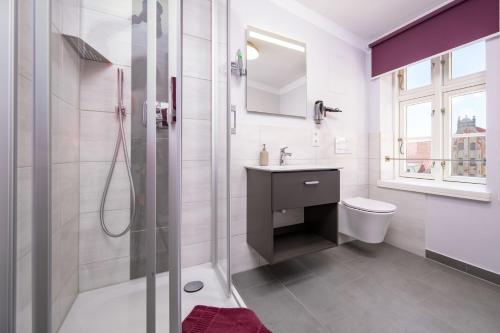 Phòng tắm tại Stadtapartments Greifswald