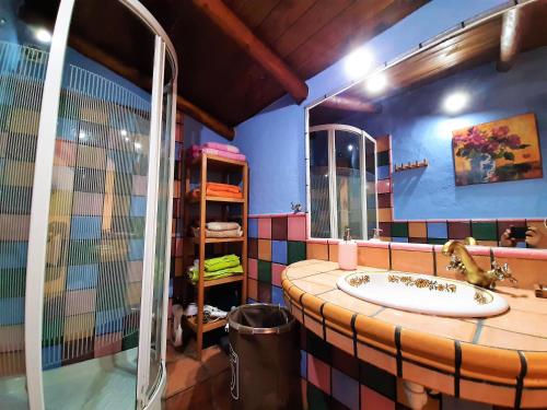 Et badeværelse på Casa Nazari