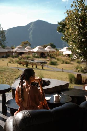 Příroda nedaleko luxury tent