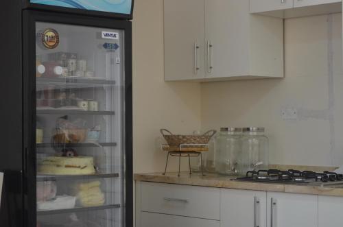 Kuchyň nebo kuchyňský kout v ubytování Hotel Estancia Don Domingo