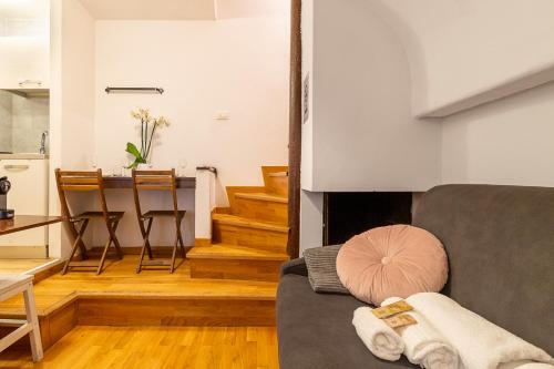 Χώρος καθιστικού στο Piazza Venezia Suite Apartment
