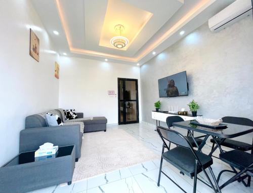 Χώρος καθιστικού στο Le Cocooning Mermoz Batrain