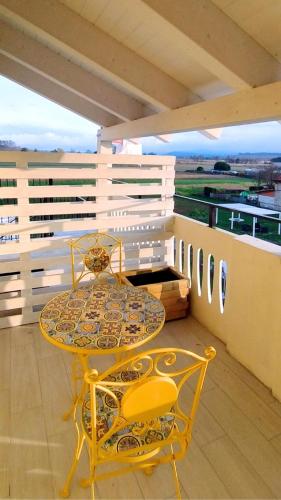 Balkón nebo terasa v ubytování B&B La Barbatella
