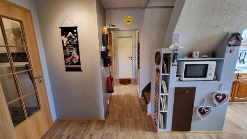 Η κουζίνα ή μικρή κουζίνα στο Laufás Guesthouse