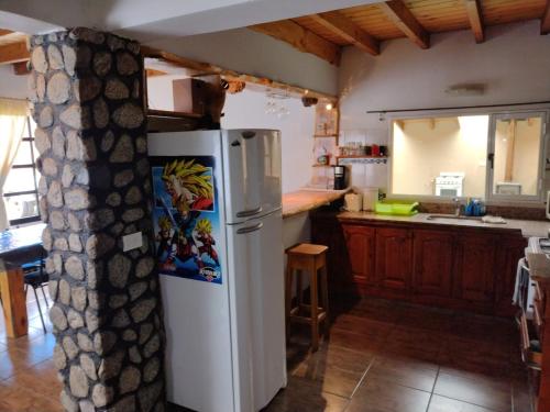 Kuchyň nebo kuchyňský kout v ubytování Rucalaf