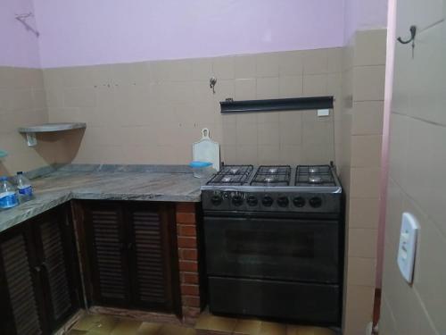 Kuchyň nebo kuchyňský kout v ubytování Lar Costa Azul