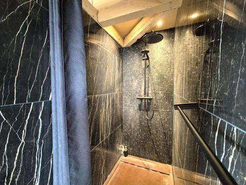 Koupelna v ubytování Romains - Bel appartement à Reims