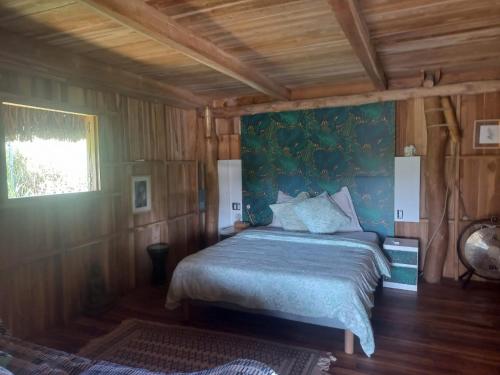 Ένα ή περισσότερα κρεβάτια σε δωμάτιο στο Finca Zayan