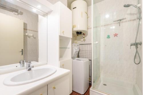 Et badeværelse på Le Chitelet 104 - Quelques pas de la station