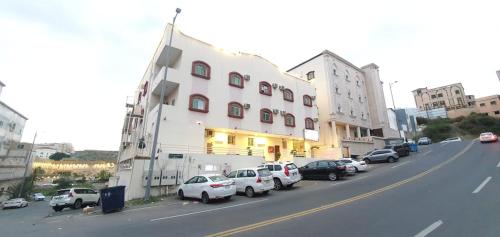 Nabolaget omkring lejlighedshotellet eller i nærheden