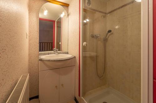 Koupelna v ubytování Apt Framboise Les Monts d'olmes