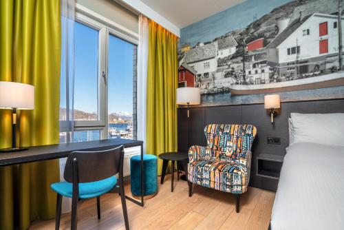 O zonă de relaxare la Thon Hotel Nordlys