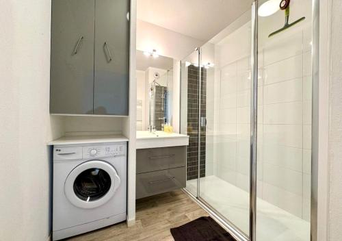 Koupelna v ubytování Agréable appartement au centre de La Teste