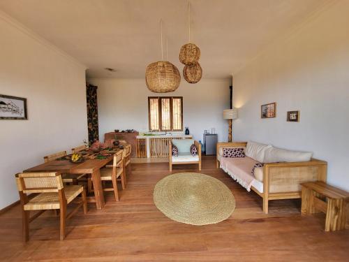 Posezení v ubytování Hondo Hondo mountain view