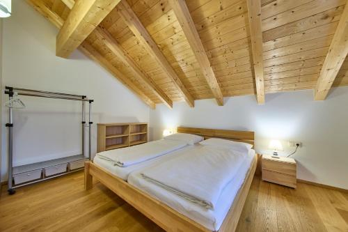 Ένα ή περισσότερα κρεβάτια σε δωμάτιο στο Ferienwohnung Lisa