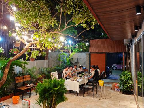 Χώρος καθιστικού στο Villa Phước Nguyên