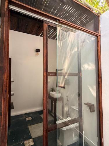 Koupelna v ubytování Luma