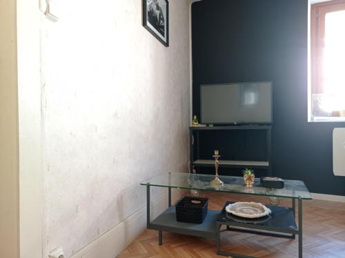 TV a/nebo společenská místnost v ubytování Le T3 AVEC DEUX CHAMBRES