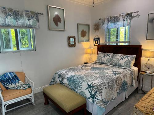 Ένα ή περισσότερα κρεβάτια σε δωμάτιο στο Sea Shells