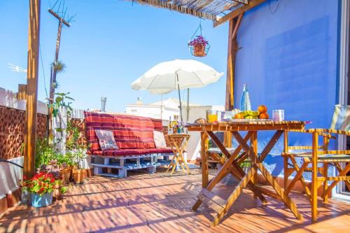 Vilamurada • Terraza con vistas al casco antiguo