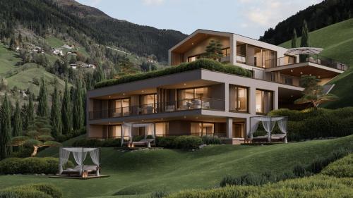 Nespecifikovaný výhled na hory nebo výhled na hory při pohledu z apartmánu