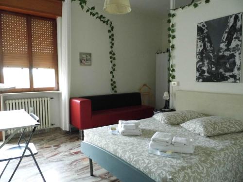 Ένα ή περισσότερα κρεβάτια σε δωμάτιο στο Suite 7